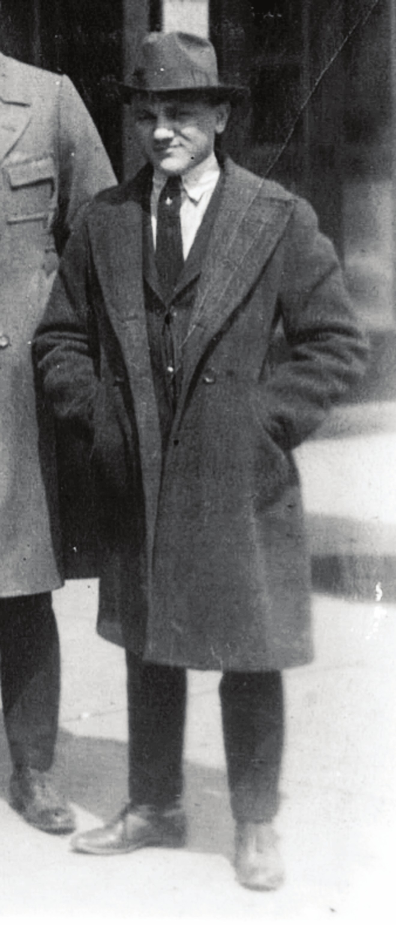 Here is a blow up of the James Cagney part of the group photo in front of The Orpheum...